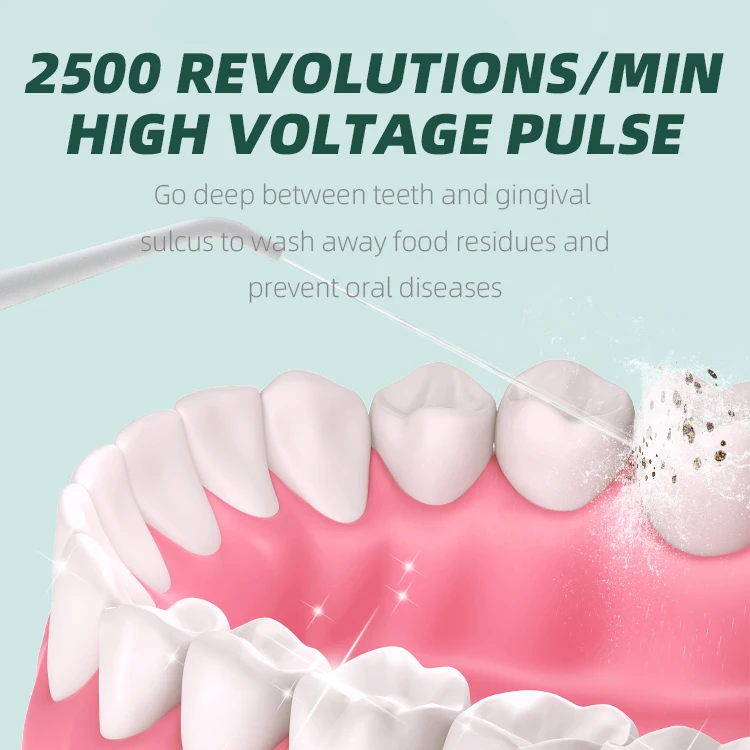 
Oral Care Waterplus 280ml Water Flosser Toothbrush Cordless Teeth Clean Oral Irrigator Water Flosser Portable Dental Flosser 