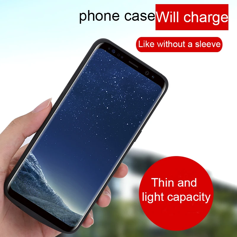 Для samsung galaxy S8 Plus чехлы для зарядки аккумуляторов 6500 мАч портативное зарядное устройство мобильного