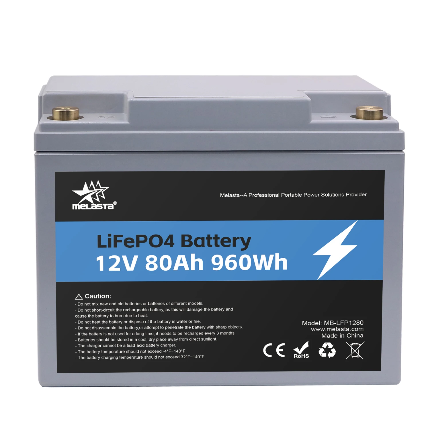 Melasta Hot Sale Lithium Ion Battery 12 Volt 80ah Energy Storage Power 12v Lithium Battery Packs