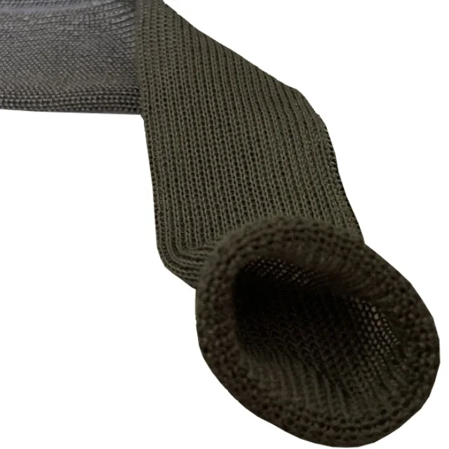 100%stainless steel short fiber abrasion-resistant knitted sleeve