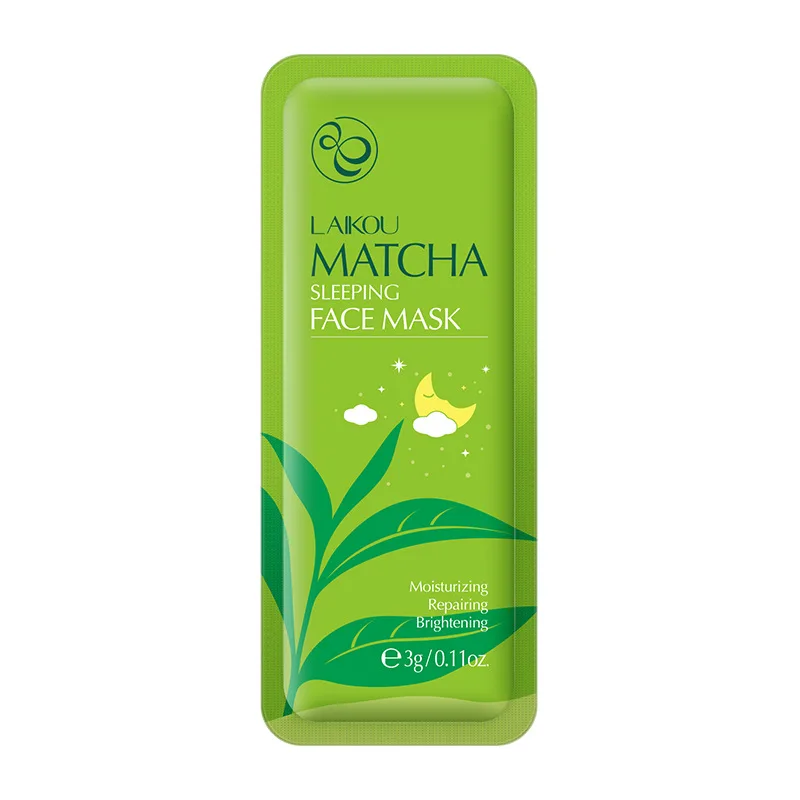 OEM/ODM Factory Matcha Face Mask Bulk Private Label For Moisturizing Revitalizing The Skin Face Care Mask
