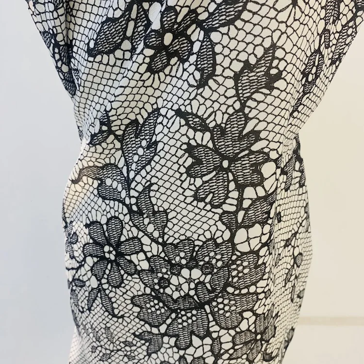 Customized design textured fashion fabric mixed pattern acetate silk fabric for clothing