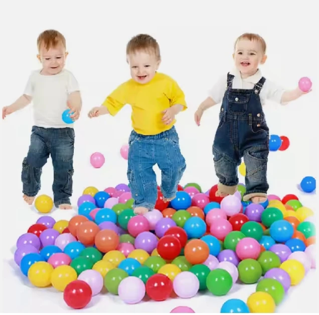 Manufacture Thicken PE Colorful Cheap Playground Ball Pit Balls Soft Plastic Anti-flexible Ocean Balls for pool