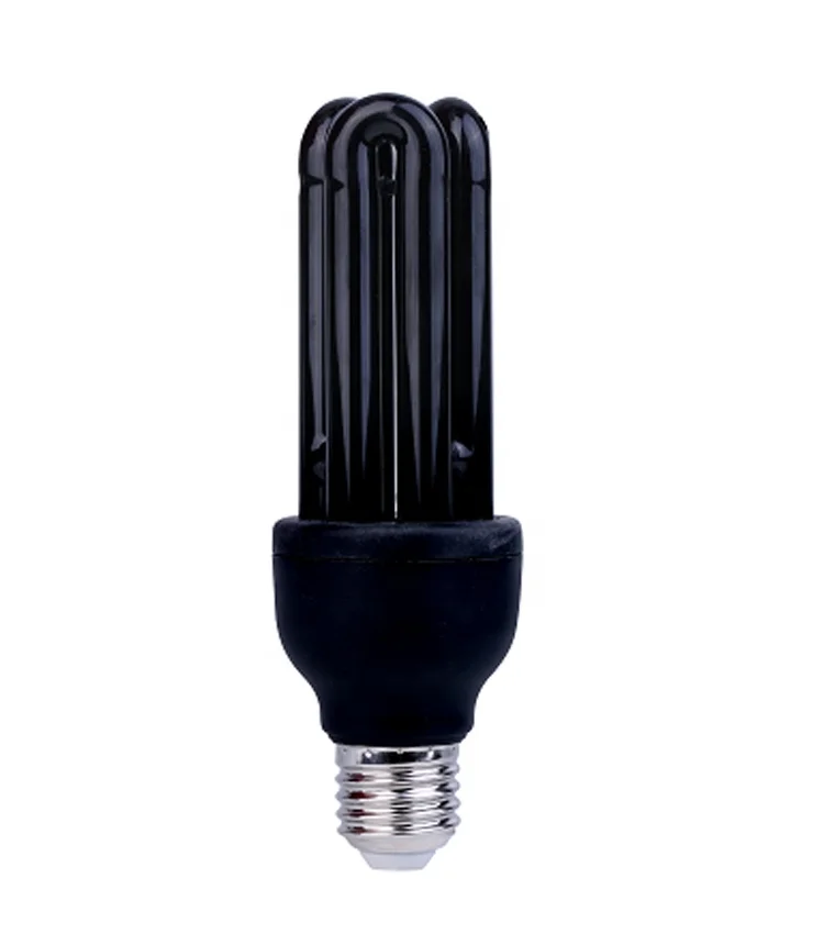 ISO9001 Прямая продажа с фабрики FCC фирмы mlight 120V E26 UVA 365-380nm BLB T4 20 Вт 24 Вт 26W энергоэкономичная лампа 3u УФ черный свет