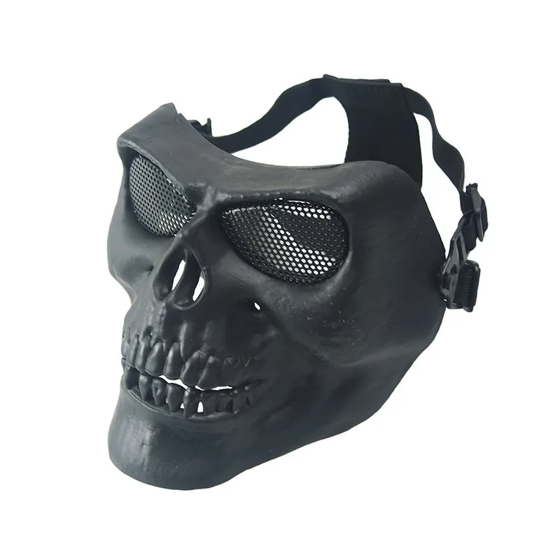 Outdoor real CS tactical protective mask equipment skull mask