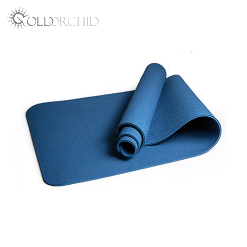 TPE New design fashionable , flexible  Eco fitness lightweight workout yoga mat ,pilates