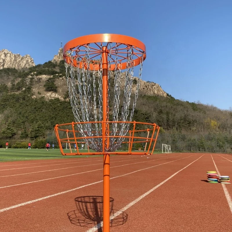 Factory Direct Easy Carry Portable 24 Chains Flying Golf Target Disc Golf Basket