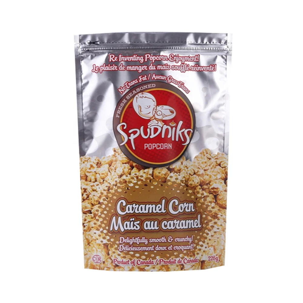 Vivid Printing Stand Up Plastic Dried Fruit Packaging Bags For Pine Cones,Almond,Mani,Sesame,Melon Seeds