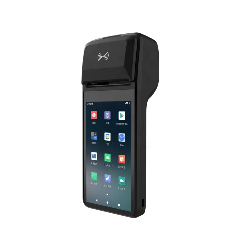 POS H8 4G WIFI 58mm Thermal Receipt Printer Code Scanner Handheld 8-Core Android 11 Retail Pos Terminal Machine for Restaurant