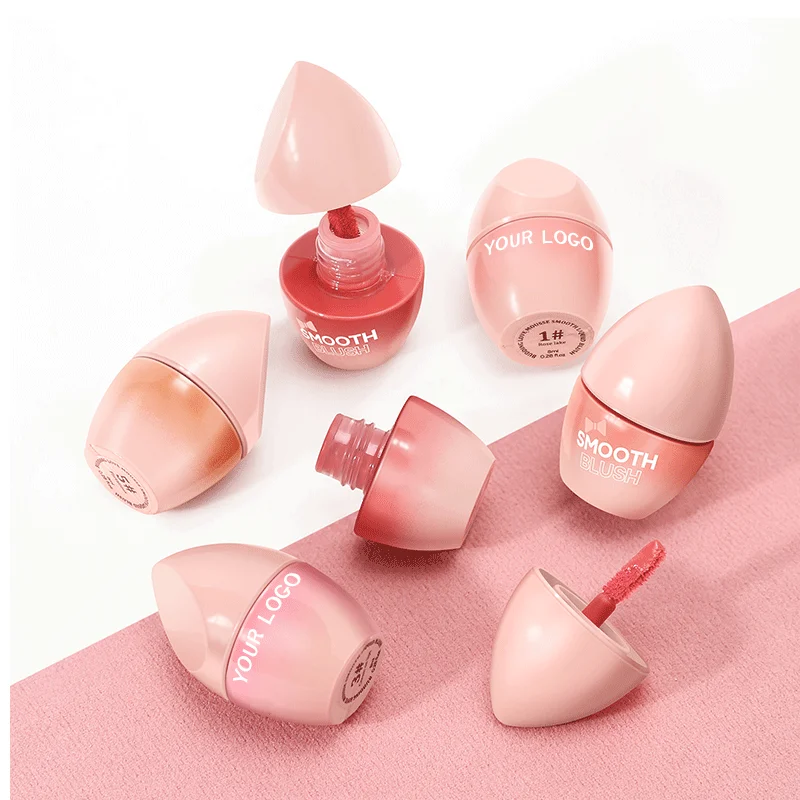 Matte Liquid Blush Waterproof Cream Blush Breathable Feel Ideal Cheek Blush Gift for Women