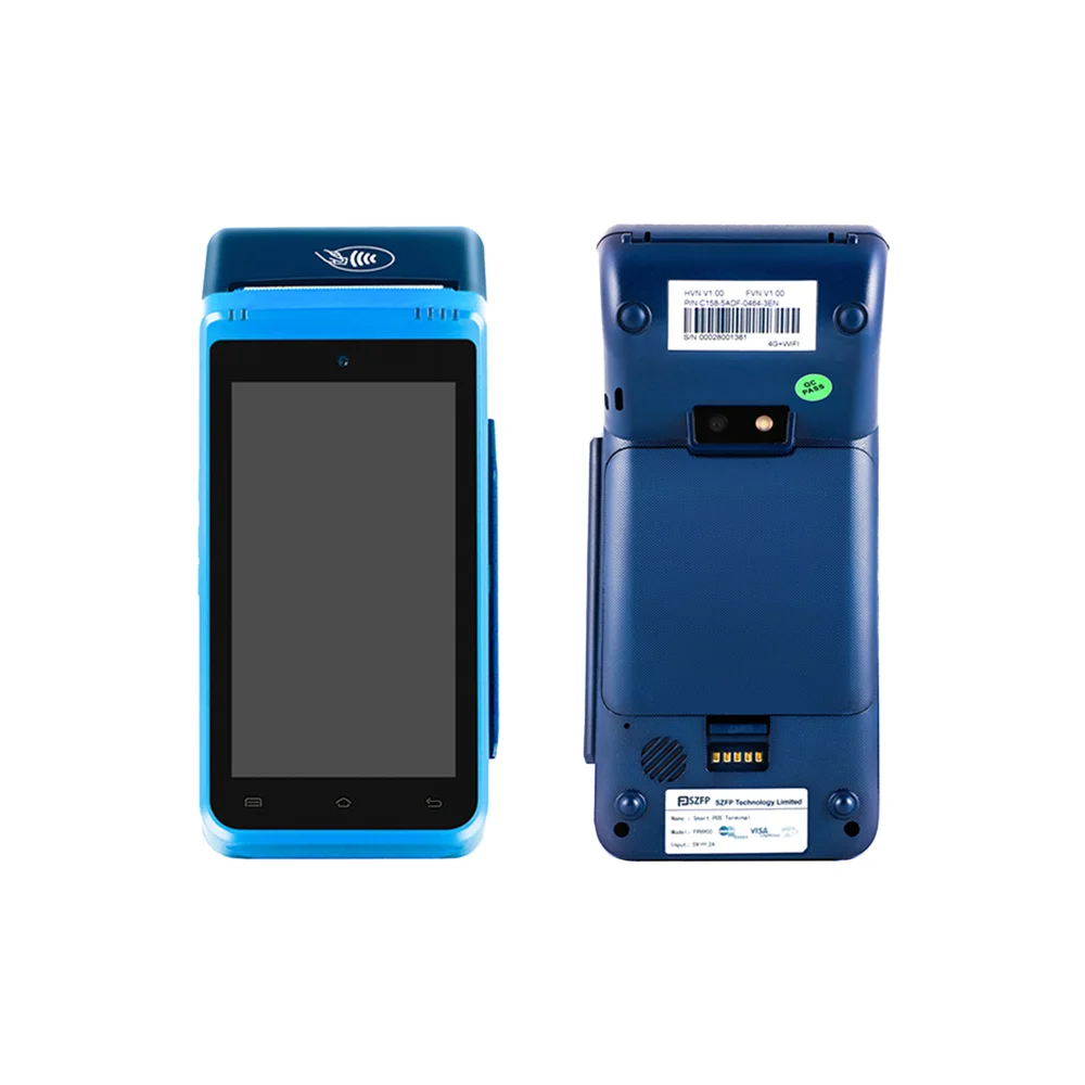 FP8900 Pos Software for retail system Android Pos Terminal Touch Screen with 58mm Printer