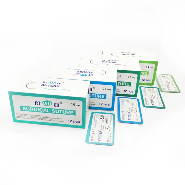 Non-absorbable Silk Surgical Suture with Needle