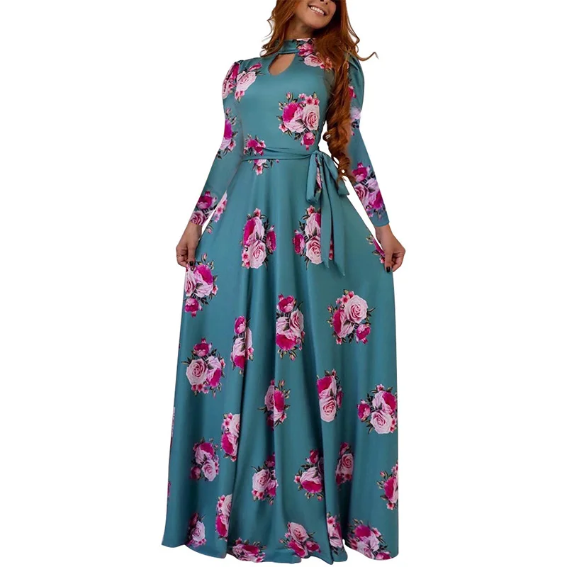 
 Высокого качества оптом на заказ дешевые высокая эластичность с длинным рукавом платье для женщин 2020  