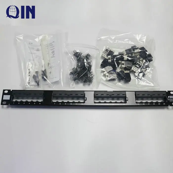 UTP RJ45 Cat5e AMP 24Ports Patch Panel
