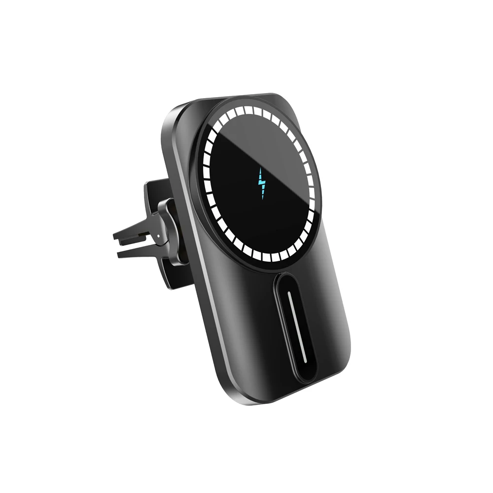 Cheap Car Accessories Smart 15W Max Power Super Fast Smart Magnetic Wireless Car Charging Phone Holder Car