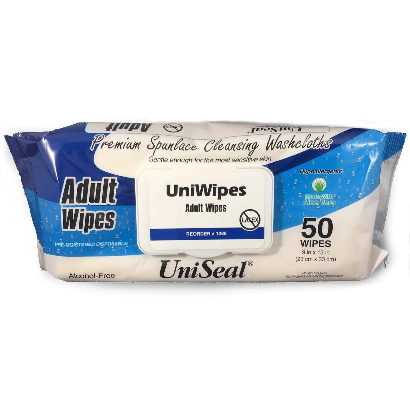 Adults Body Wipes Soft and Strong Patient Bath Wipes No Rinse Extra Large Big Wipes 100pk