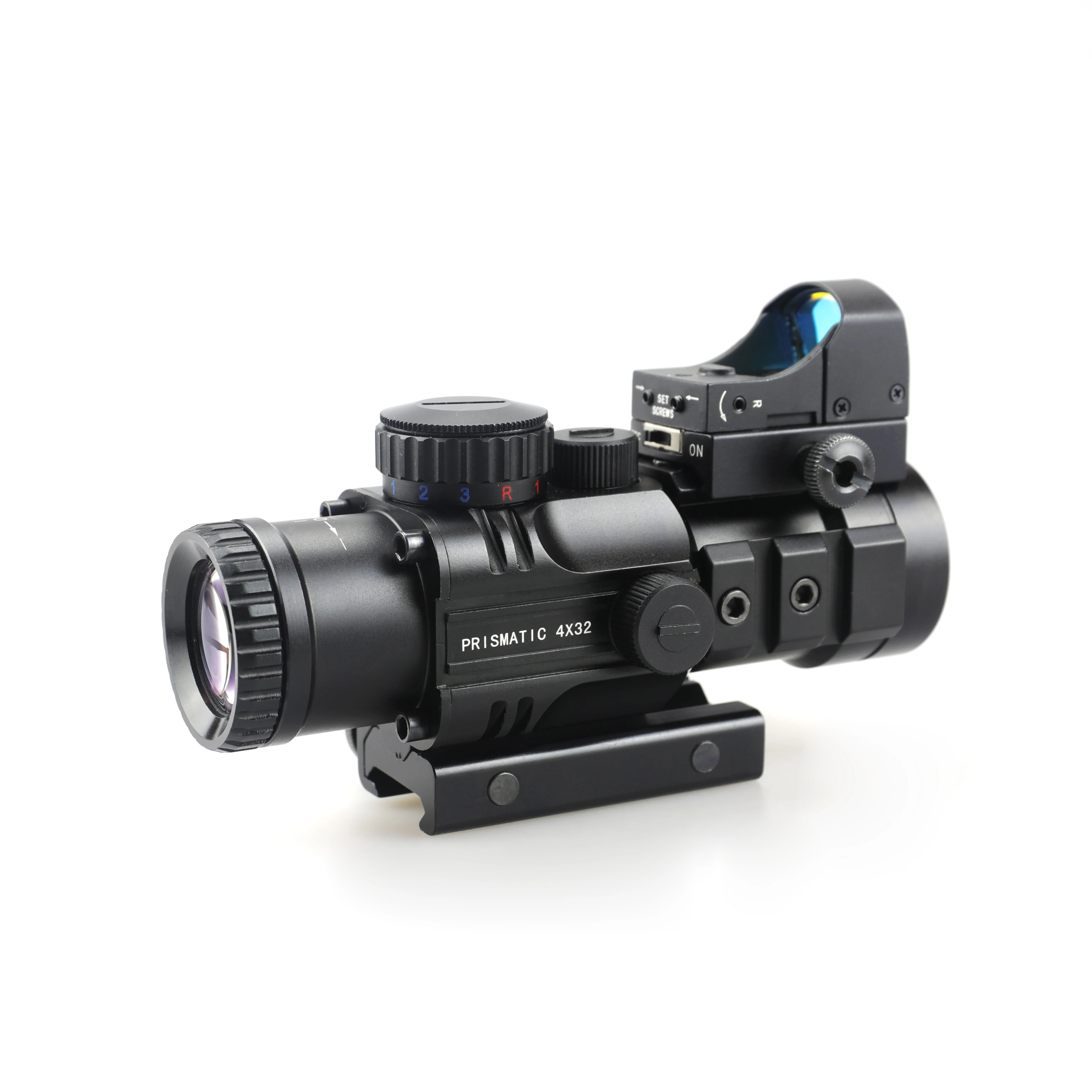 Предвиденный OEM оптический прицел 4x32 RGB с подсветкой мини-красной зеленой точкой и лазерной Комбинационной серией