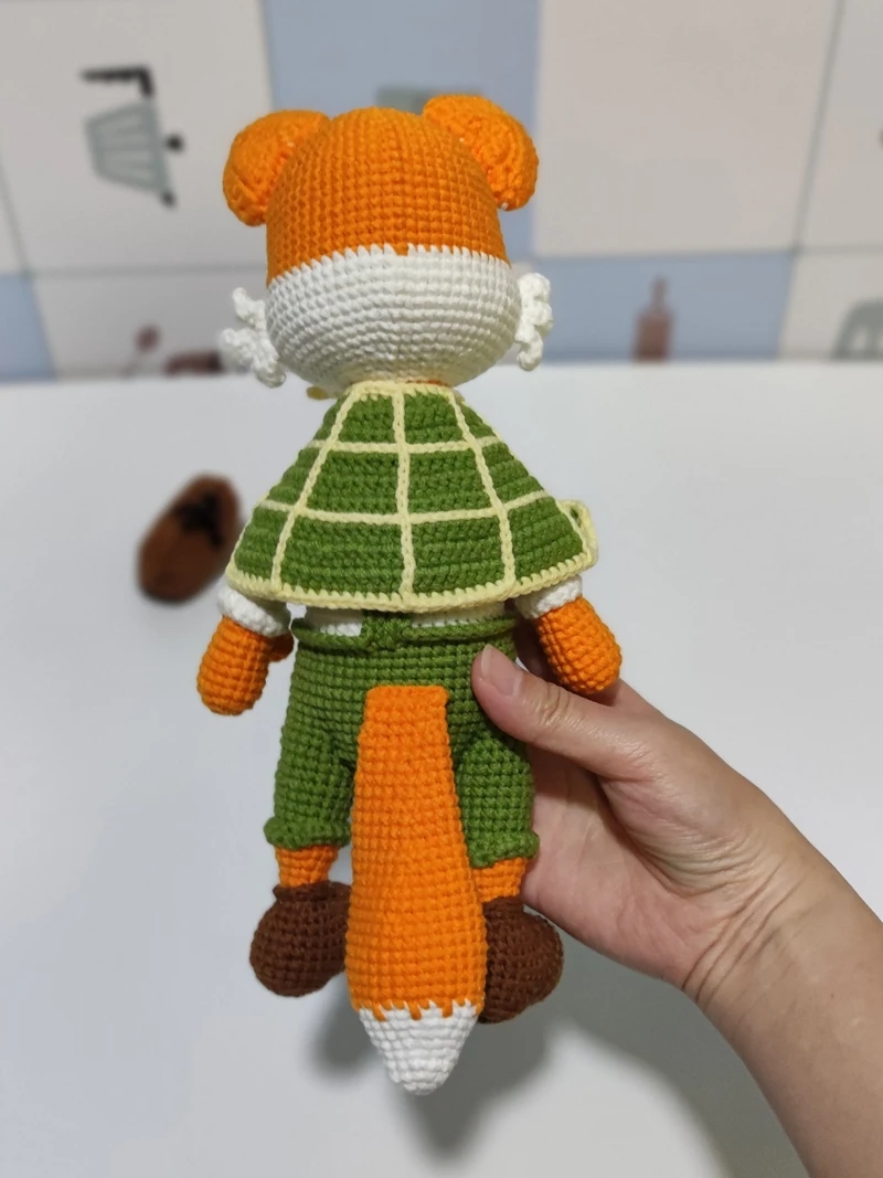 Factory Customized Handmade doll Amigurumi Crochet Fox Toys