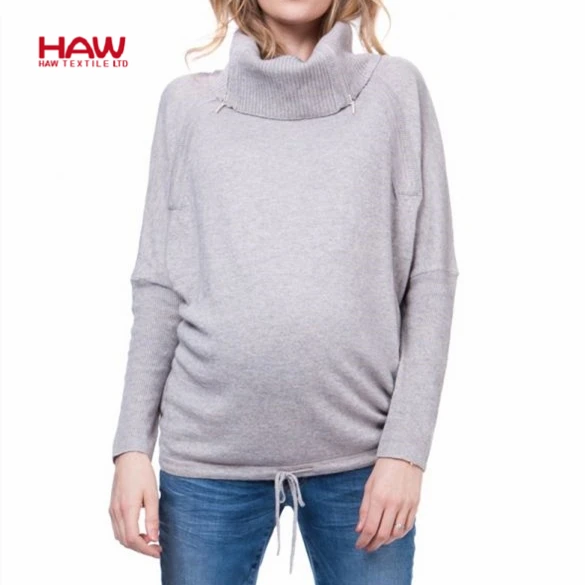 
Cashmere Maternity Long Sleeves For Pregnant Women Pullover Pentagram Sweater 