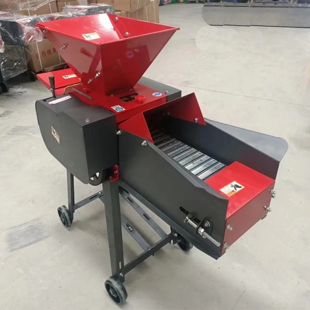 Silage Feed Making Grass Straw Silage Chopper Automatic Feeding Chaff Cutter Machine Silage Chopper For Sale