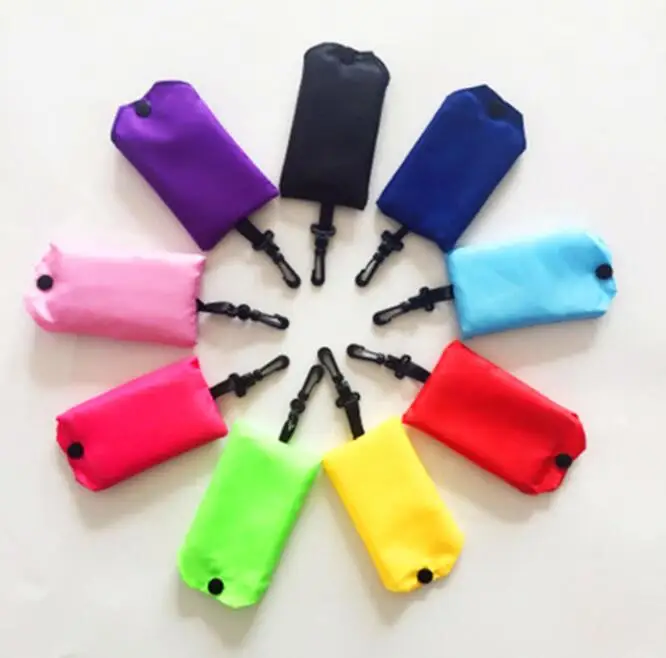 Custom Recycled Eco Friendly Foldable Reusable Grocery Supermarket Polyester Shopping Tote Bag