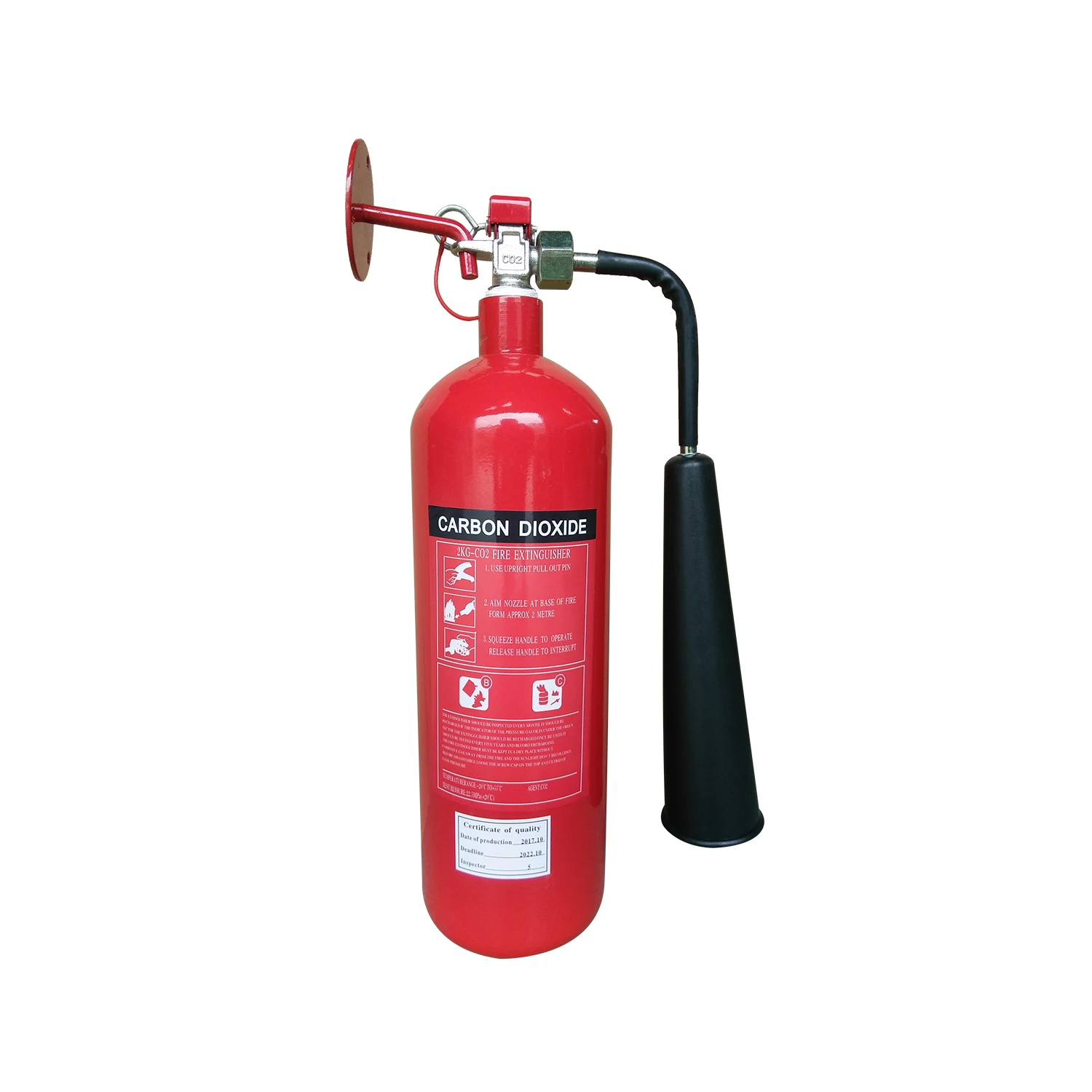 High quality hot sale 2kg CO2 Fire Extinguisher