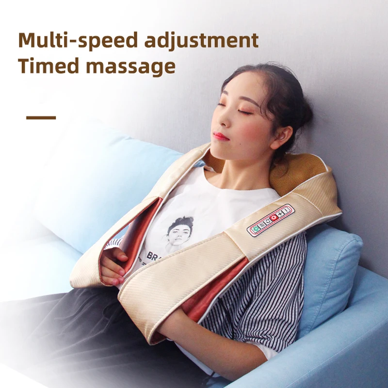 Высококачественный массажный пояс для шеи плеч Электрический массажный пояс для плеч и спины шеи