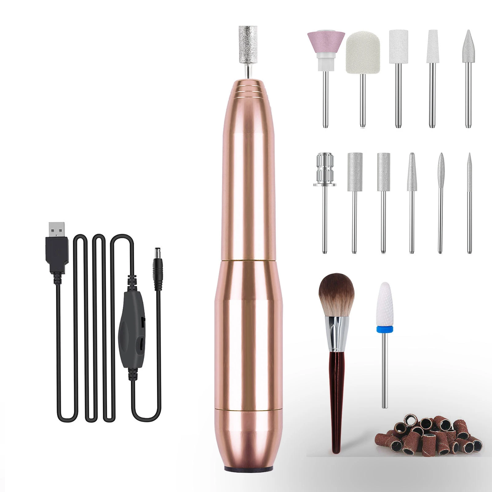 Wholesale Professional Rechargeable Cordless Nail Drill Pen Set Mini Display Personal Manicure Nail Drill Pen Kit