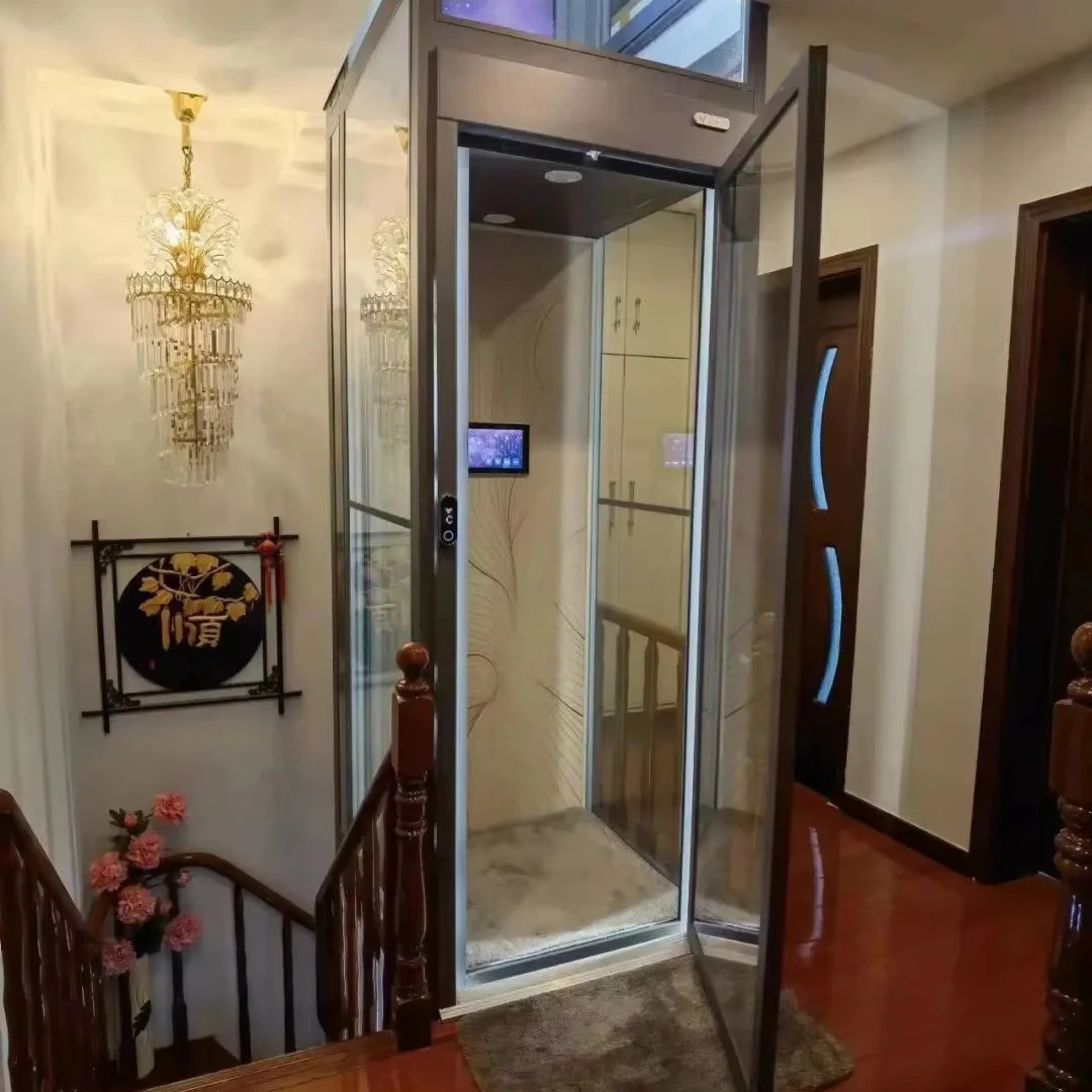 Low price residential lift 400KG load6 person used villa suitable safety China mini home lift