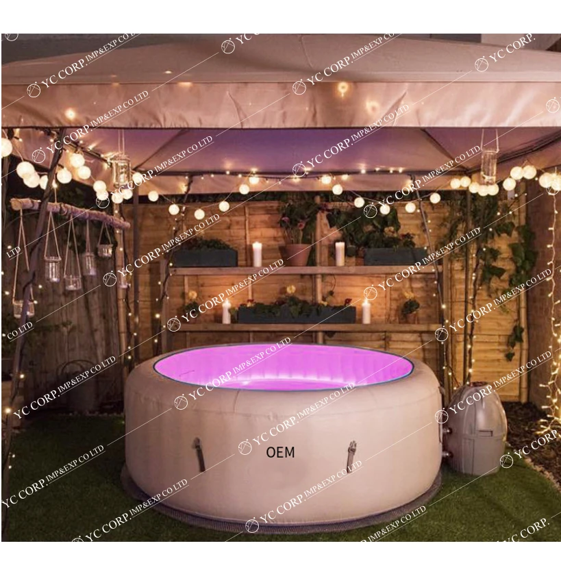 Китай оптовая продажа партиями открытый джакузи Массаж Пузырь спа-ванна надувная гидромассажные ванны переносные спа