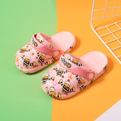 Wholesale children summer slides boys beach slippers girls outdoor fashion cartoon EVA