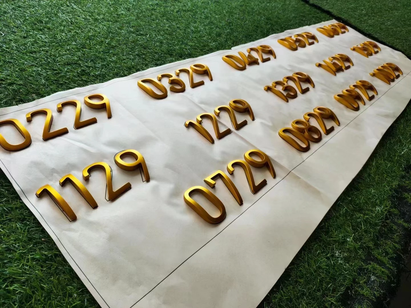 Hot selling 3D Custom metal letter High-end room number letter 3D carving letters