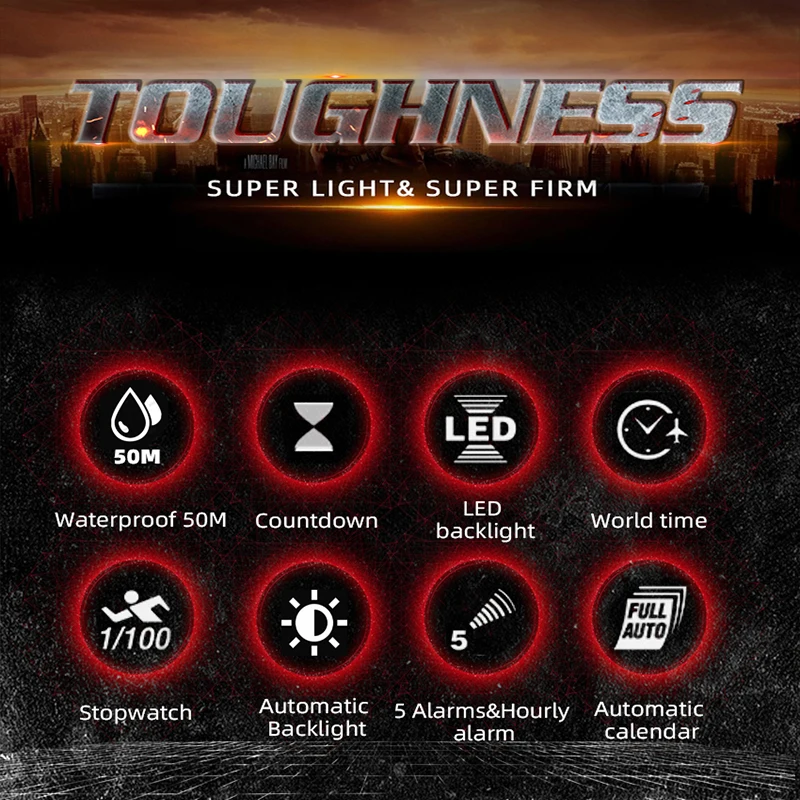 2023 NORTH EDGE New Outdoor Mountaineering AliExpress Hot Carbon Fiber Outdoor Sports Watch Waterproof 50M Smart Watch Mars 3