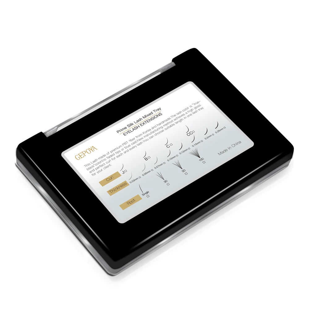 
Black DD Curl Eyelash Training Extension Kit 