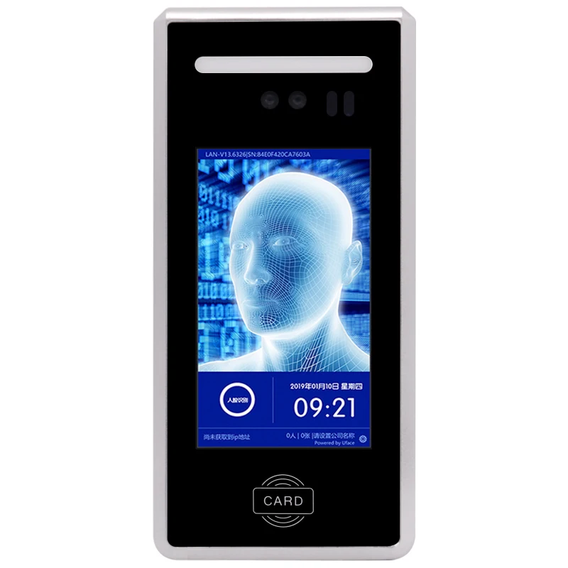 Dynamic face recognition camera access control and time attendance iFace305