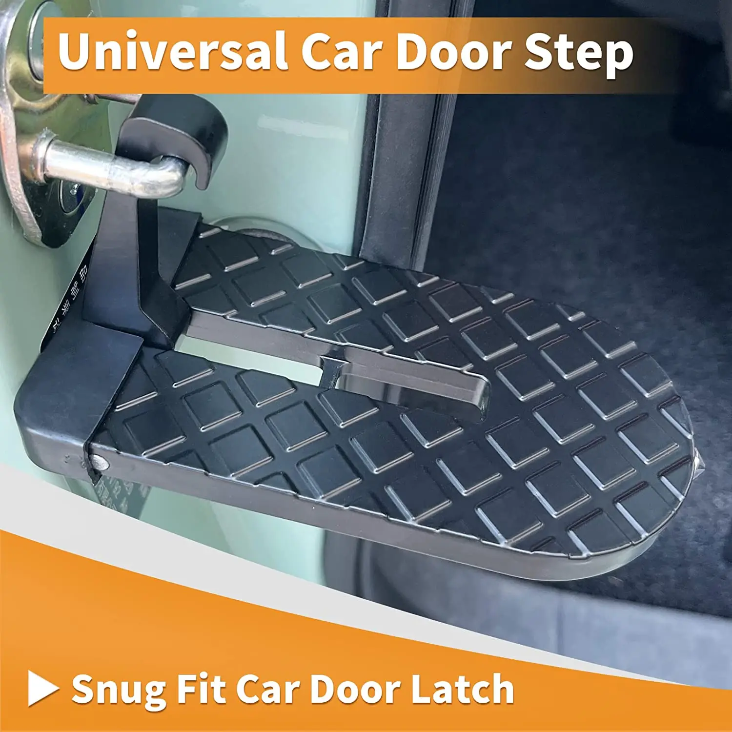 Car Door Step Foldable Roof Rack Door Step Up on Door Latch Glass Breaker Safety Hammer Easy Roof Access For Car