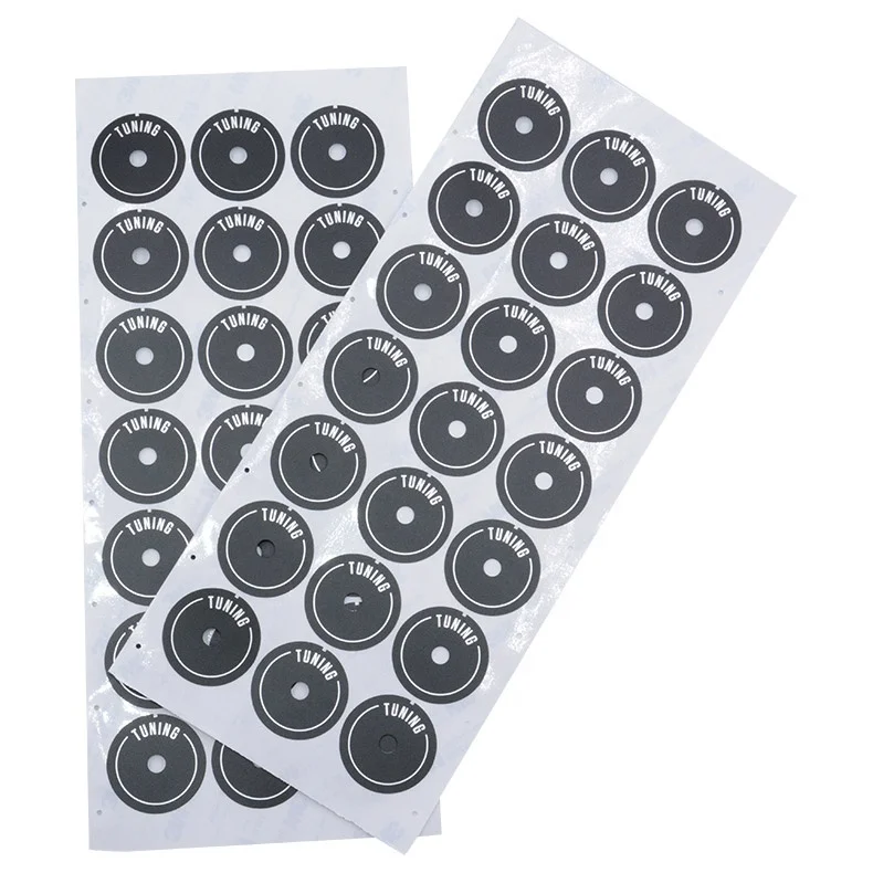 Self-adhesive silk screen print Lexan pc polycarbonate plastic nameplate overlay