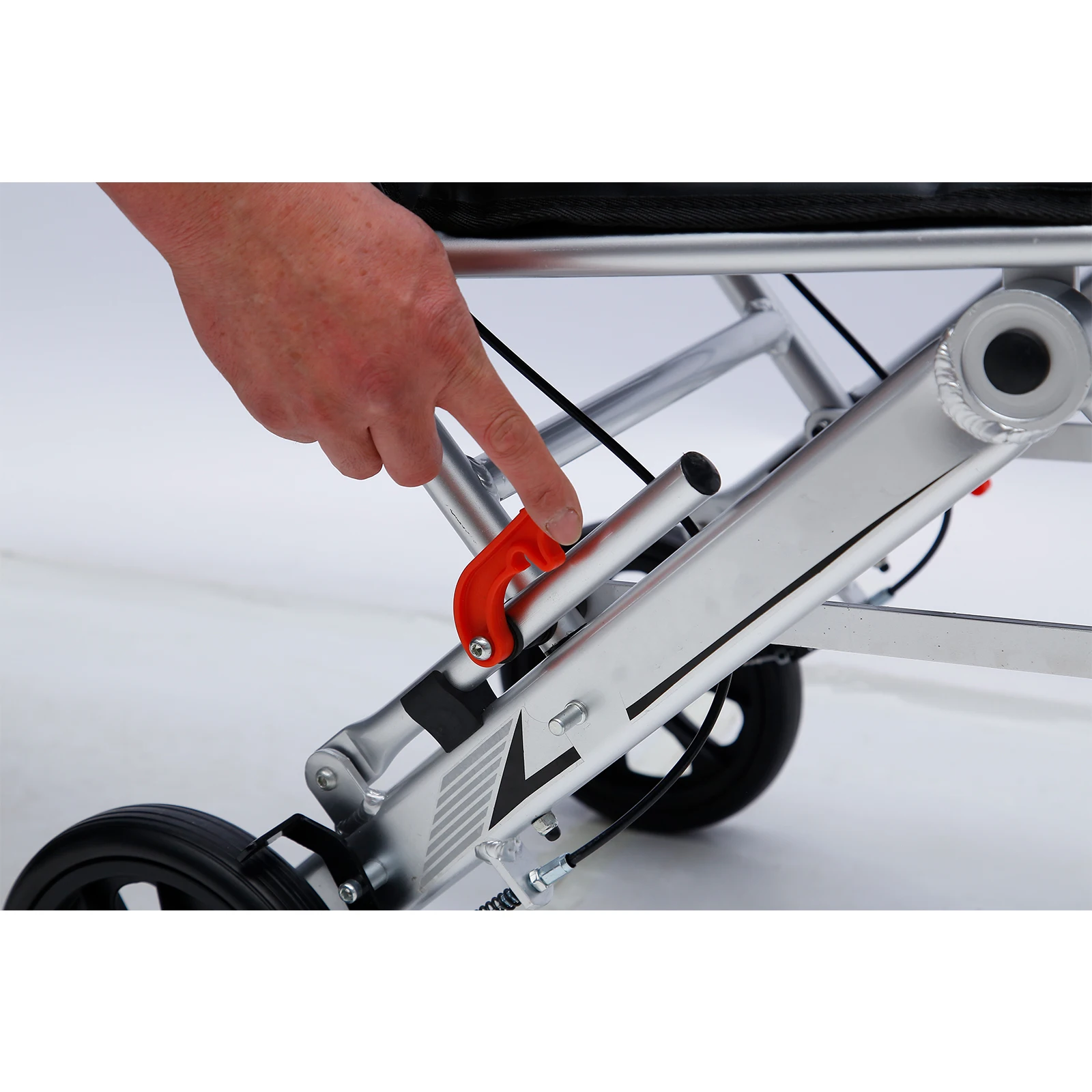 Ultra Super Light Weight Airplane Folding Travel Portable Aluminum Alloy Manual Wheelchair