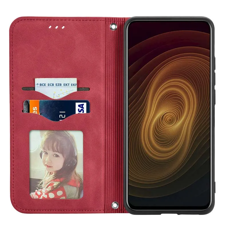 High Quality  Shockproof Wholesale Cell Phone Case Bulk Mobile Flip Cover Phone Wallet Case Covers Leather for ZTE AXON20 5G