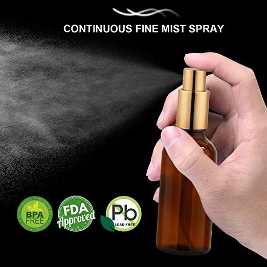 Silver Aluminum Perfume Sprayer, 18/415 Metal Spray Pump