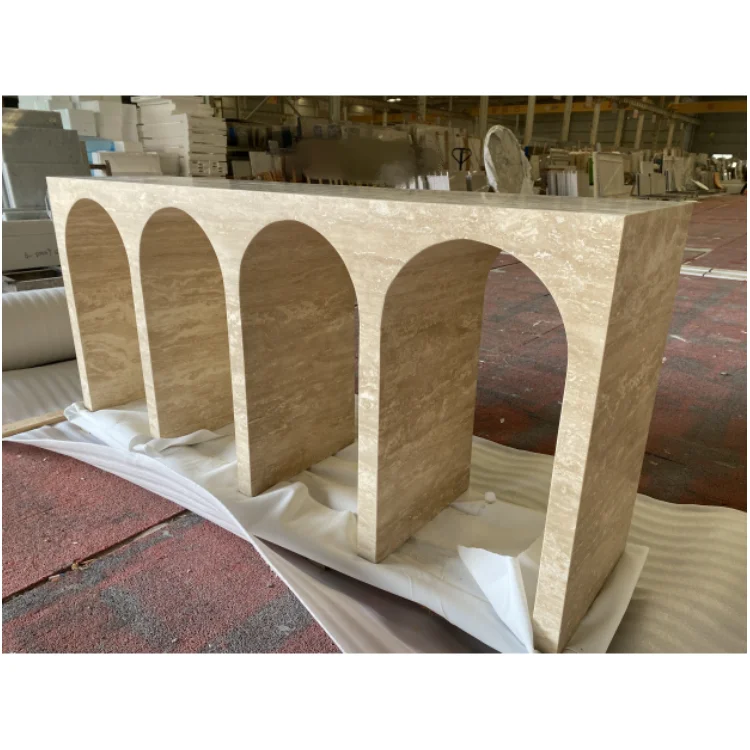 Декор для дома SHIHUI современные скандинавские столы в форме стопы из травертина и мрамора