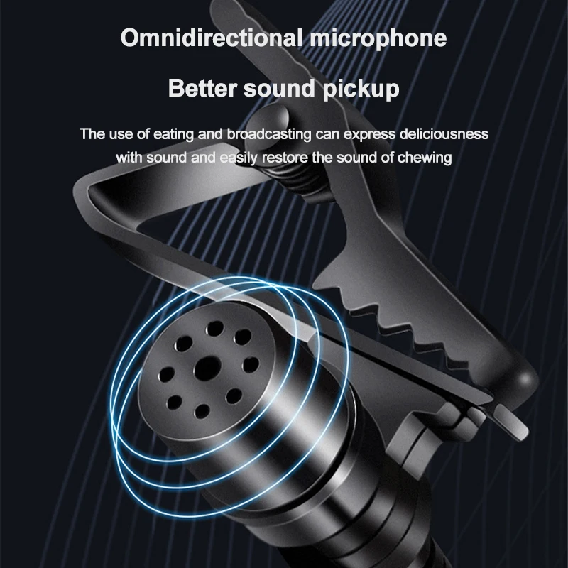 Professional Podcast Streaming Mike Recording Wired Microphone Usb Condenser Microphones Mobile Phone Lavalier