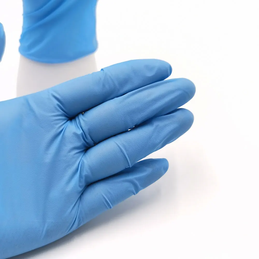 HLR Nitrile Glove Powder Free High Quality Box packing Disposable Nitrile Gloves EN374