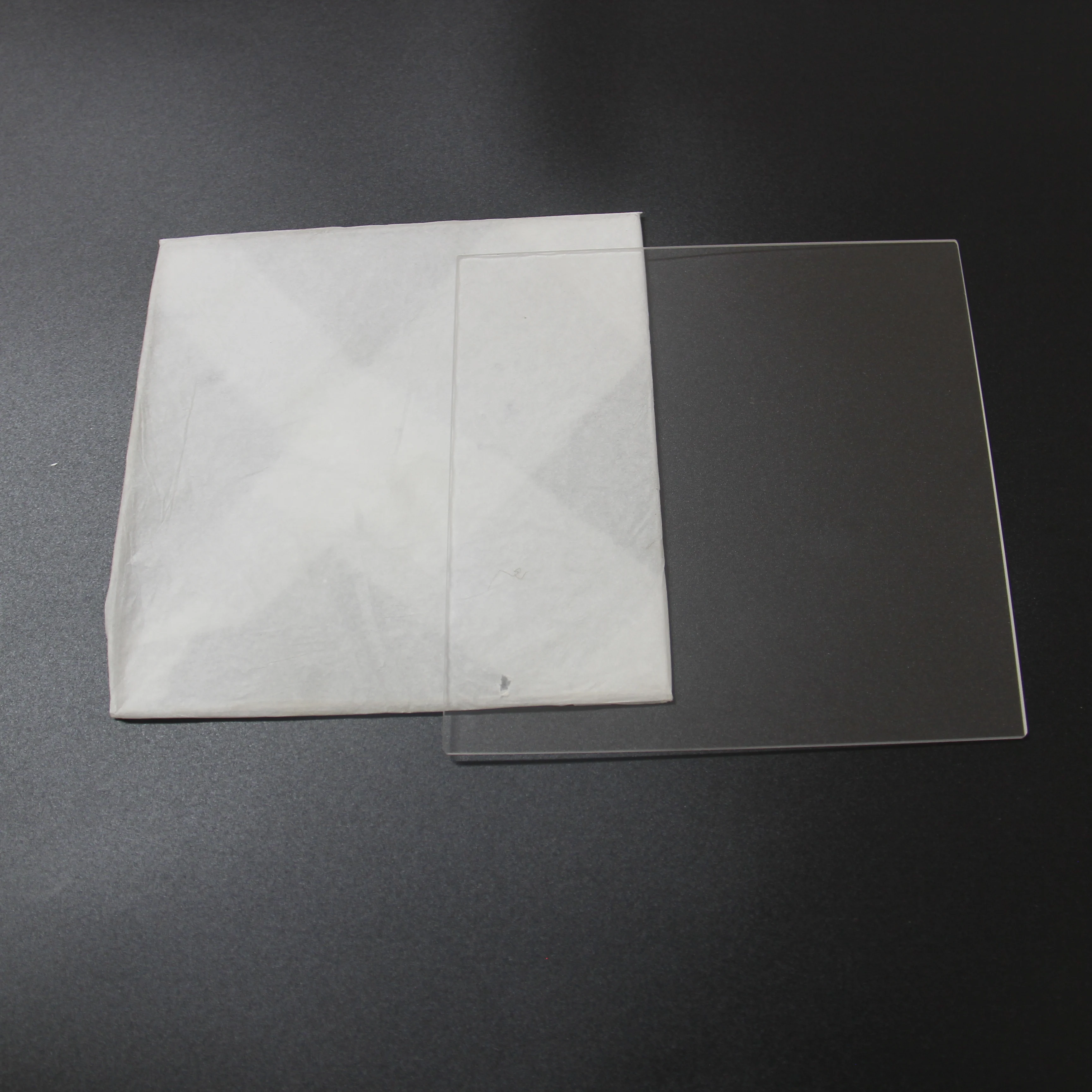 SIHE Customized Heat Resistant Clear Fused Silica Round Wafer Glass Quartz Plate
