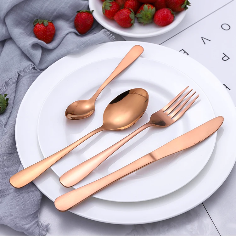 High Quality Inox India Bulk Stainless Steel Cutlery Set Hotel Restaurant Modern Silverware