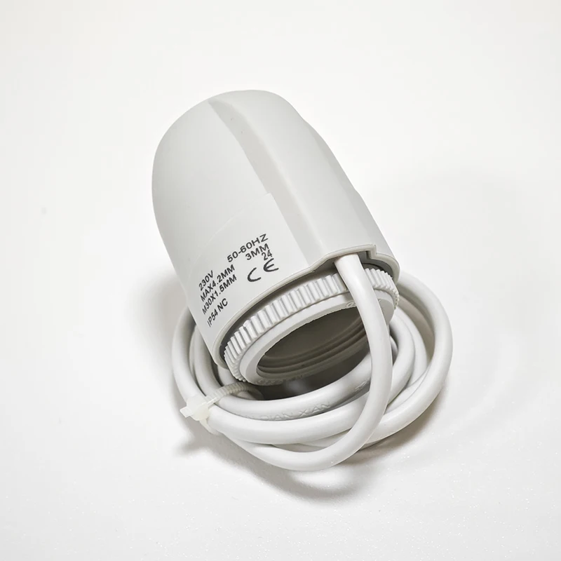 220V 24V Thermal Actuators NC NO Type for Floor Heating Systems & Parts for Water Manifolds Valve or Room Thermostats