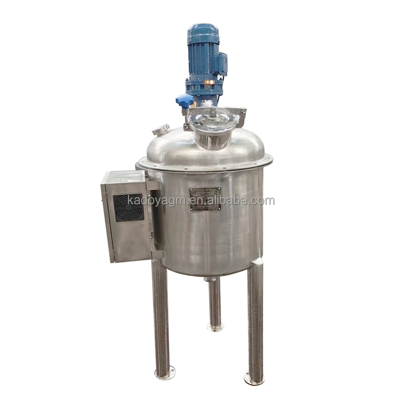 Customized Stainless Steel Multifunctional Stirring Tank Washing Liquid Shampoo Liquid Cosmetic Heating and Mixing Tank