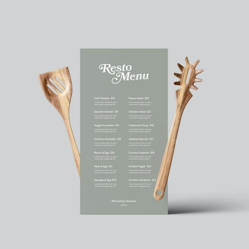Wholesale Custom Paper Restaurant Menu Paper Flyer Printing Menu Flyer Catalogue with Logo
