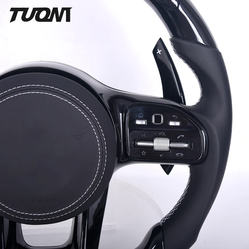 High Performance 100% Real Carbon Fiber Steering Wheel Fit For Mercedes Benz A45 W205 W166 W716 W204 GLC GLE