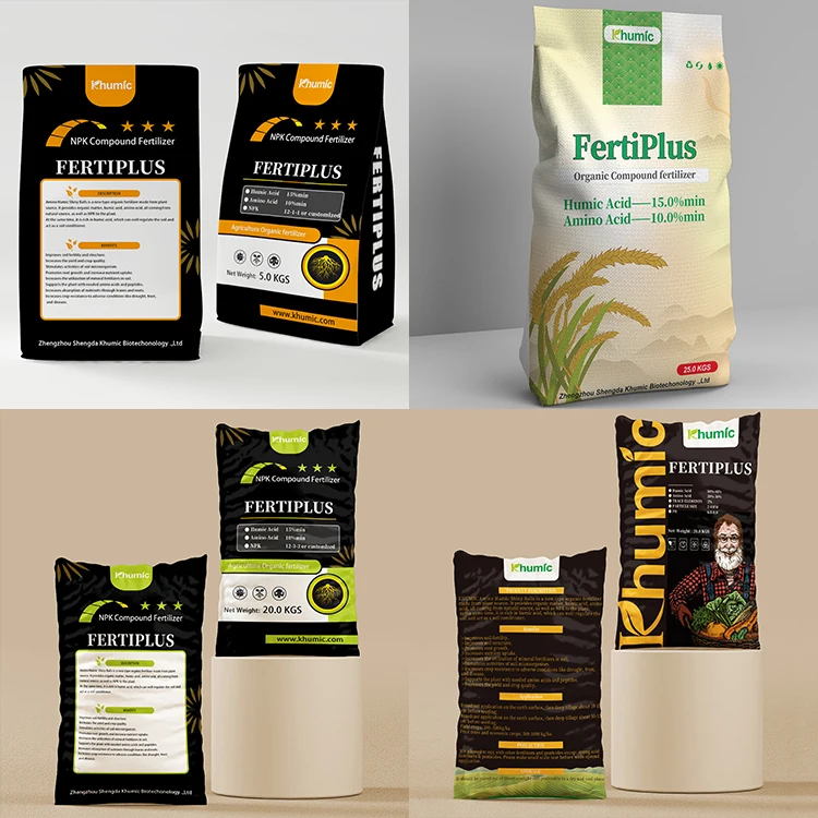 100% натуральное сельскохозяйственное аминокислотное соединение калия гуминовой кислоты органическое удобрение npk
